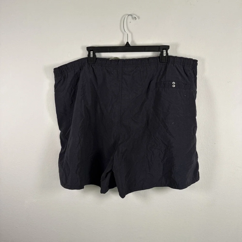 Big Dogs‎ Shorts Mens XL Blue Swim Trunks Drawstring Mesh Lined Stripe Logo